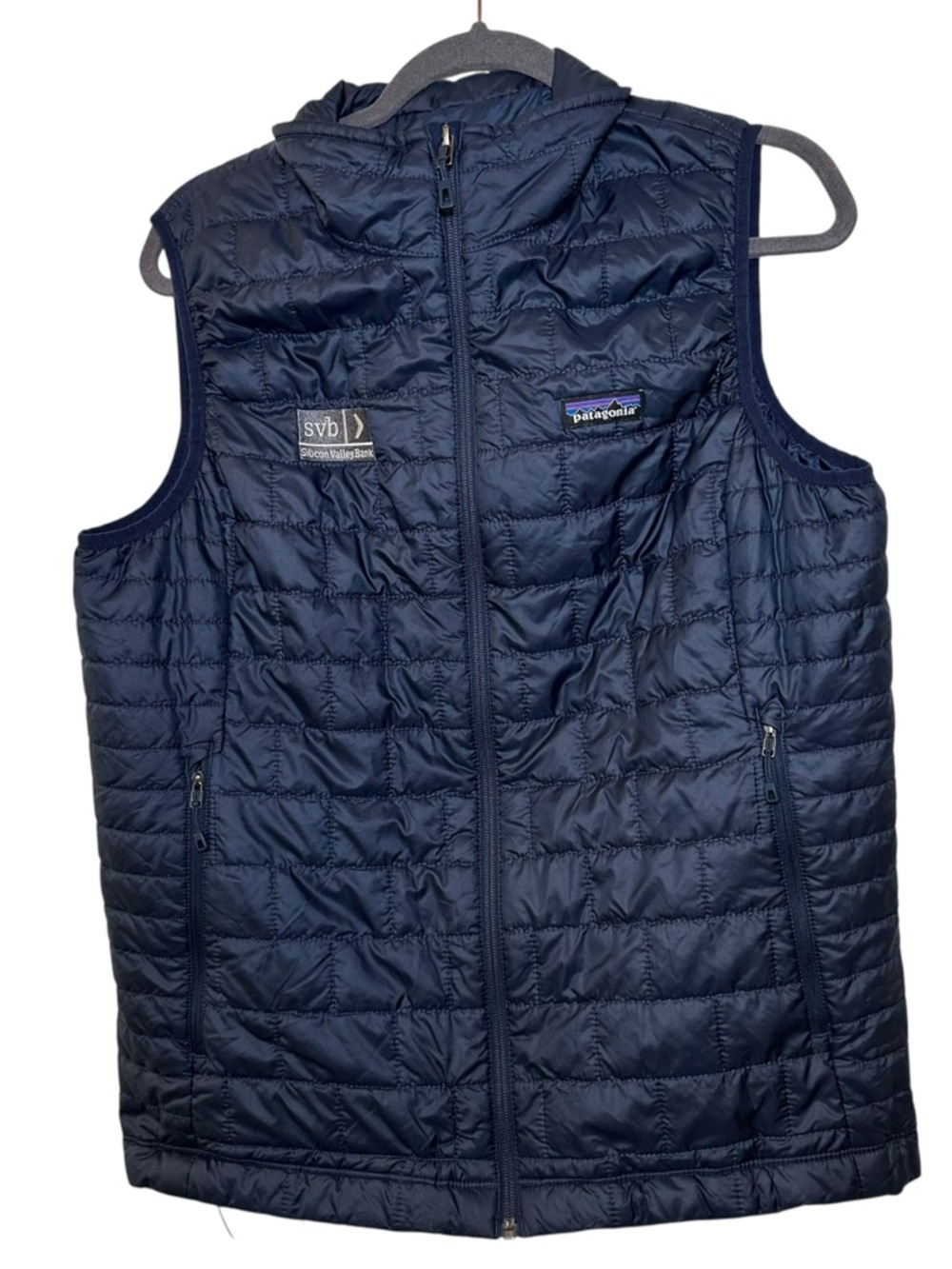 Patagonia Silicon Valley Bank SVB Nano Puff Vest Down Alternative Women’s XL